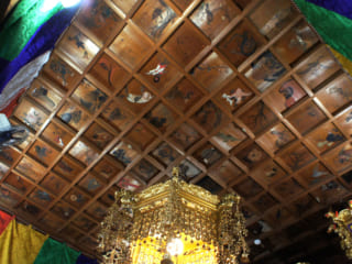 神宮寺　絵天井　写真